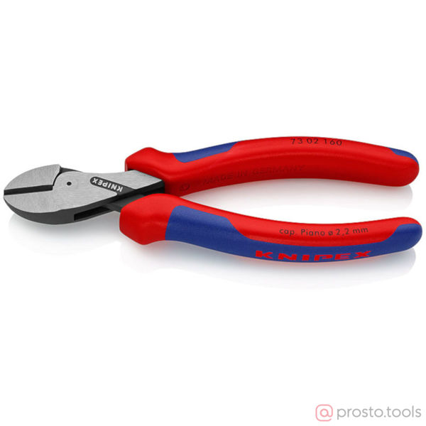 Изображение Кусачки боковые 160 мм X-Cut фосфатированные, черного цвета //KNIPEX