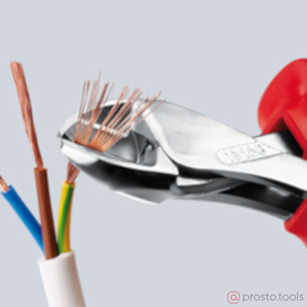 Изображение Кусачки боковые 160 мм X-Cut хромированные //KNIPEX