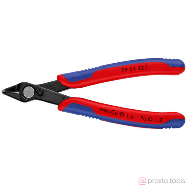Изображение Кусачки боковые 125 мм вороненые //KNIPEX