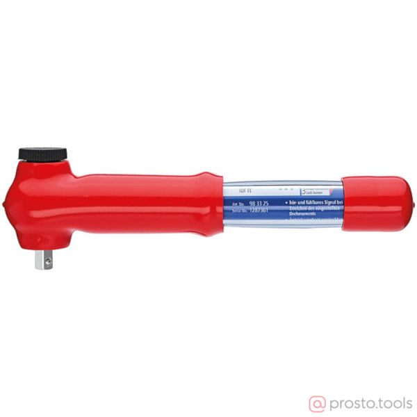 Изображение Ключ динамометрический 3/8" 5-25Нм VDE 1000В //KNIPEX