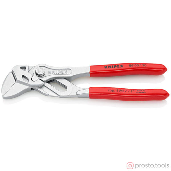 Изображение Ключ трубный 150мм хромированный //KNIPEX