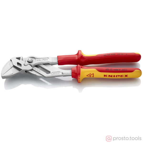Изображение Ключ трубный 250мм хромированный //KNIPEX