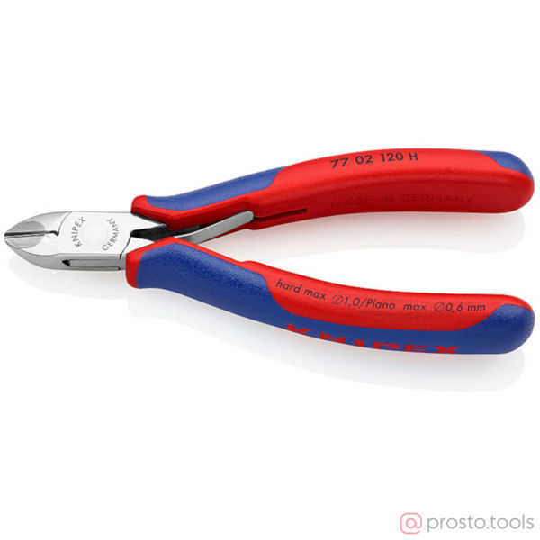Изображение Кусачки боковые 120 мм для электроники //KNIPEX