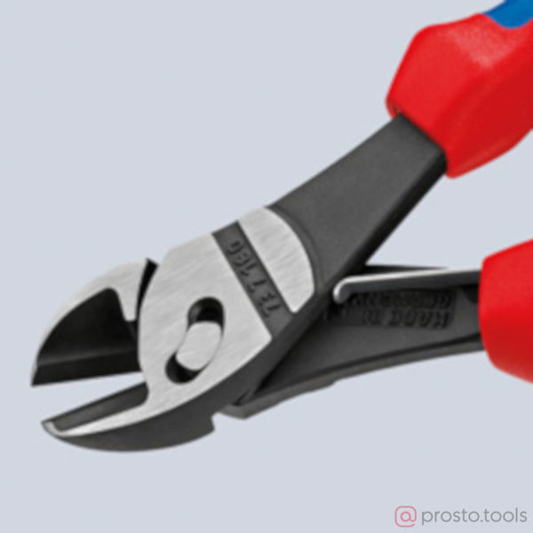 Изображение Кусачки боковые 180 мм TwinForce фосфатированные, черного цвета //KNIPEX
