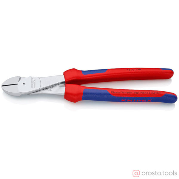 Изображение Кусачки боковые 250 мм особой мощности хромированные //KNIPEX