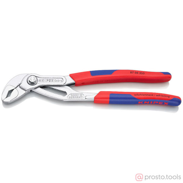 Изображение Клещи переставные 250мм Cobra хромированные //KNIPEX