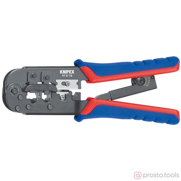 Изображение Пресс-клещи RJ 11/12 + RJ 45 //KNIPEX