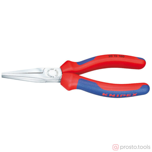 Изображение Длинногубцы 140 мм прямые хромированные //KNIPEX
