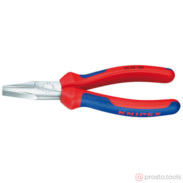 Изображение Плоскогубцы 140 мм с гладкими губками хромированные //KNIPEX