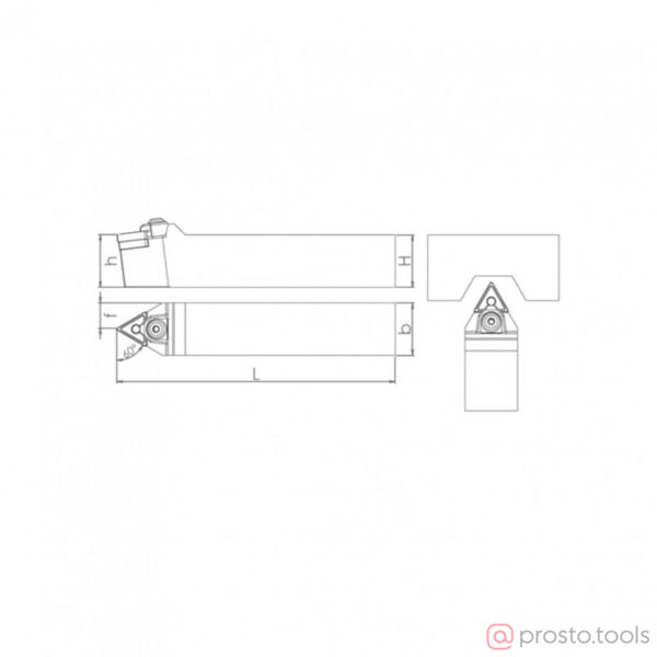 Изображение Державка WTENN 2525 M22 //TAEGUTEC