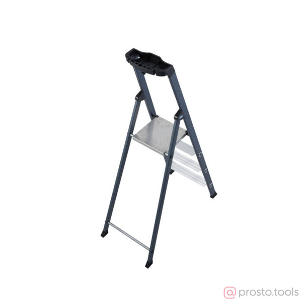 Изображение Стремянка алюминиевая анодированная 4 ступени SEPRO S //Krause