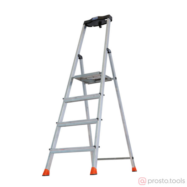 Изображение Стремянка алюминиевая 4 ступени SAFETY //Krause