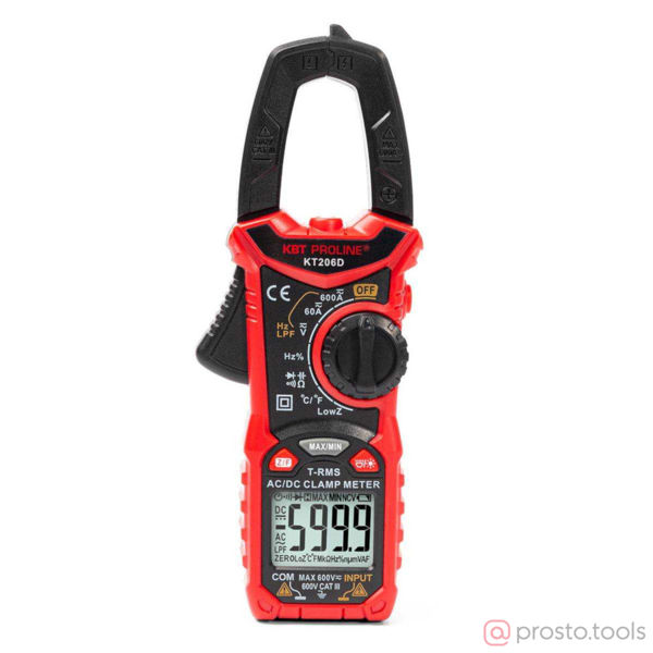Изображение Клещи токоизмерительные True RMS КТ 206D