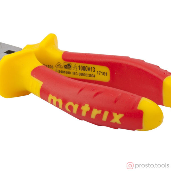Изображение Длинногубцы 160 мм прямые Insulated PROFESSIONAL //MATRIX