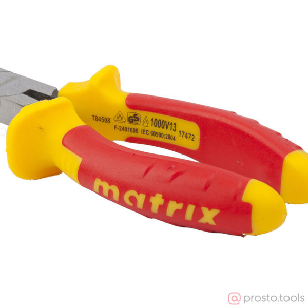 Изображение Длинногубцы 160 мм изогнутые Insulated PROFESSIONAL //MATRIX