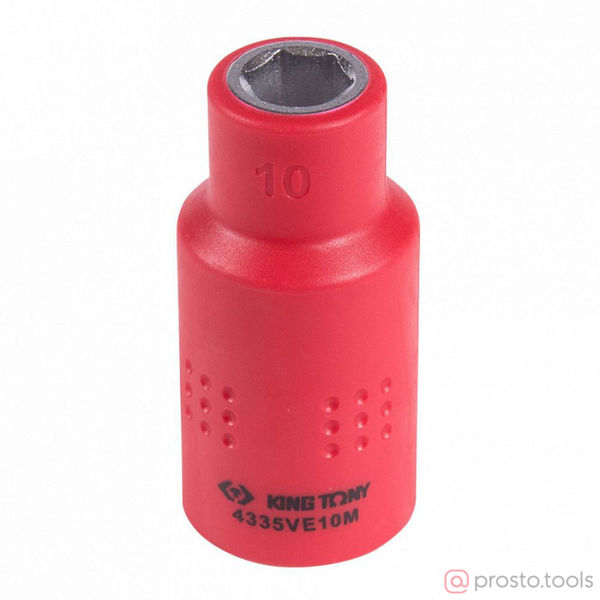 Изображение Головка торц. 1/2" 10мм 6-гран. до 1000В //KING TONY