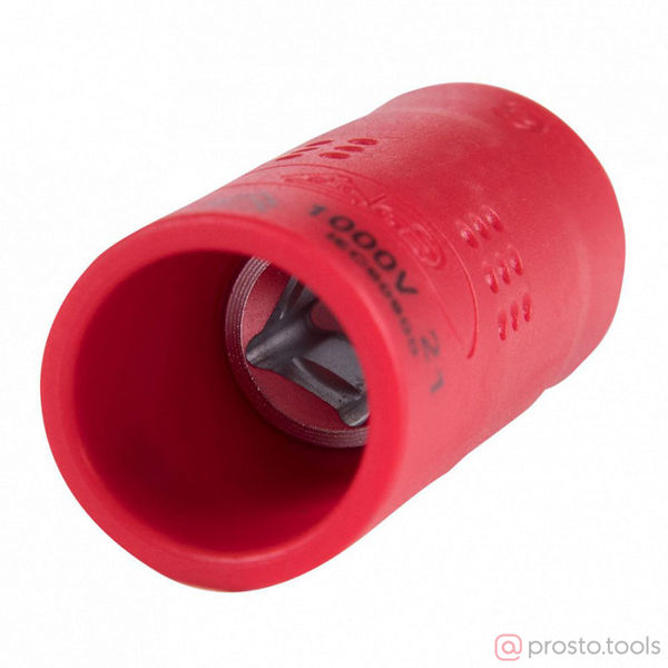 Изображение Головка торц. 1/4" 11мм 6-гран. до 1000В //KING TONY