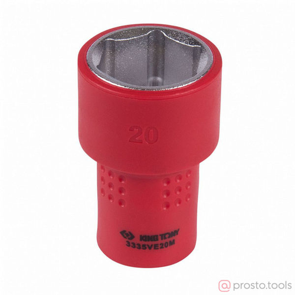 Изображение Головка торц. 3/8" 20мм 6-гран. до 1000В //KING TONY