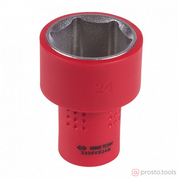 Изображение Головка торц. 3/8" 24мм 6-гран. до 1000В //KING TONY