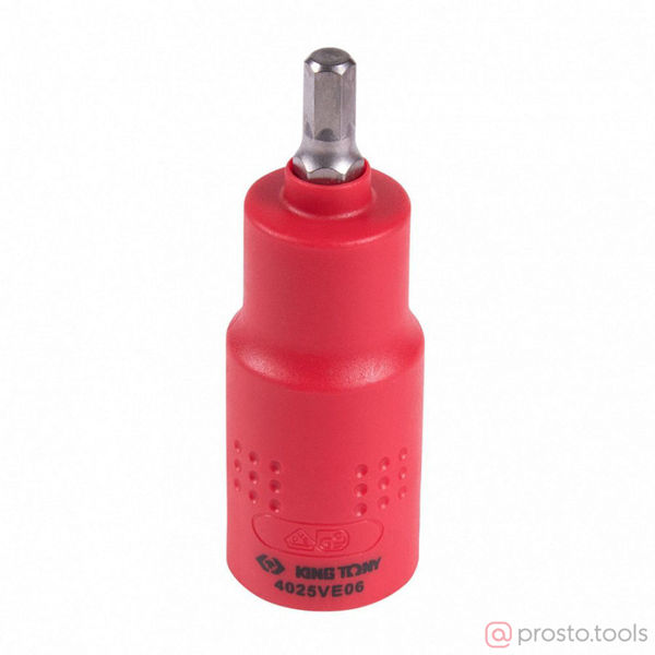 Изображение Головка торц. 1/2" H6мм до 1000В L = 75 мм //KING TONY