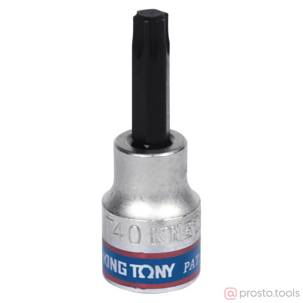 Изображение Головка торц. 3/8" T40 TORX L= 50мм (KING TONY)