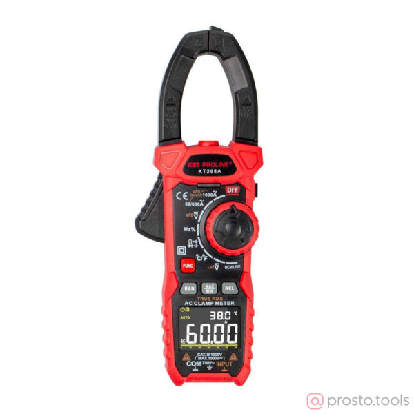 Изображение Клещи токоизмерительные KT 208A c True RMS PROLINE //КВТ