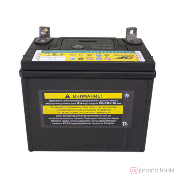 Изображение Аккумулятор 12,0V 18,0Ач DG3601E/DG6501E/DG6501E-3 (12V 18Ач 198/130/186мм) //CHAMPION