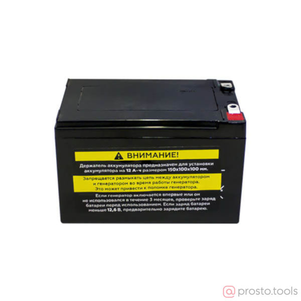 Изображение Аккумулятор 12,0V 12,0Ач GG 7501E/7501E-3/ 7501ES/GW200AE (12V 12Ач 150/115/85мм) //CHAMPION