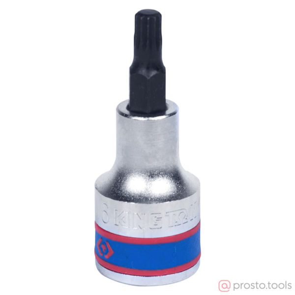 Изображение Головка ударная 1/2" M6 SPLINE L= 60мм (KING TONY)