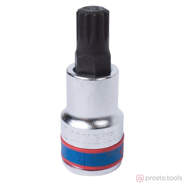Изображение Головка ударная 1/2" M12 SPLINE L= 60мм (KING TONY)