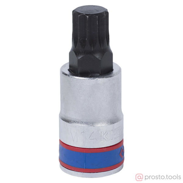 Изображение Головка ударная 1/2" M14 SPLINE L= 60мм (KING TONY)