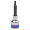 Изображение Головка торц. 1/2" T25 TORX Tampered L=80мм с отверстием (KING TONY)