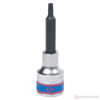 Изображение Головка торц. 1/2" T25 TORX Tampered L=80мм с отверстием (KING TONY)