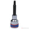 Изображение Головка торц. 1/2" T30 TORX Tampered L=80мм с отверстием (KING TONY)