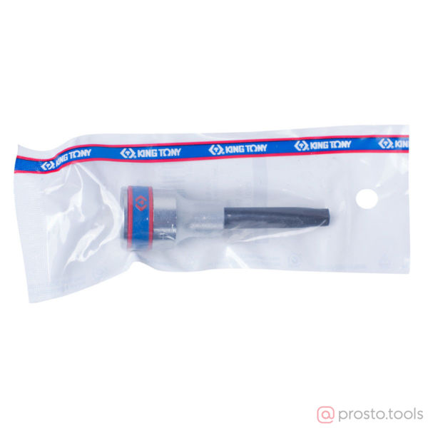 Изображение Головка торц. 1/2" T45 TORX Tampered L=80мм с отверстием (KING TONY)