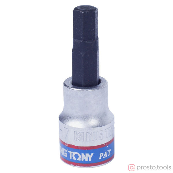 Изображение Головка торц. 3/8" H 7 HEX L= 50мм (KING TONY)