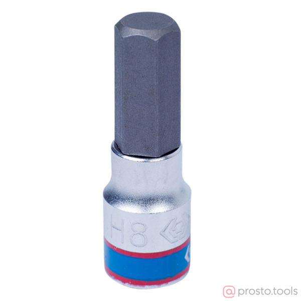 Изображение Головка торц. 1/4" H8 HEX L=37мм (KING TONY)