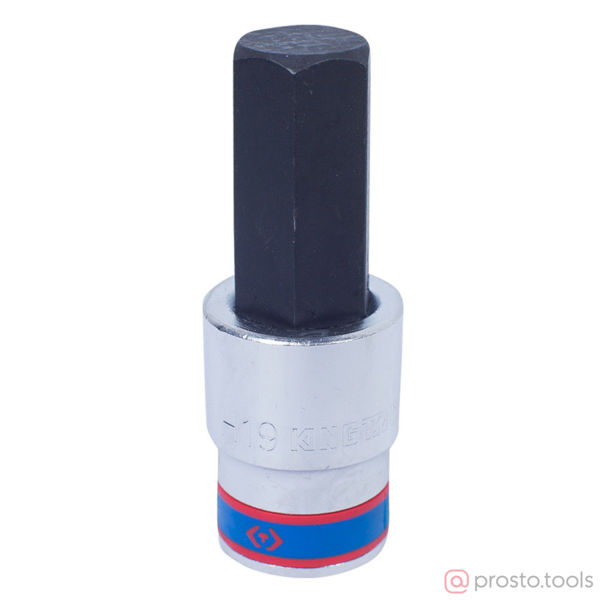 Изображение Головка торц. 1/2" H 19 HEX L= 80мм (KING TONY)