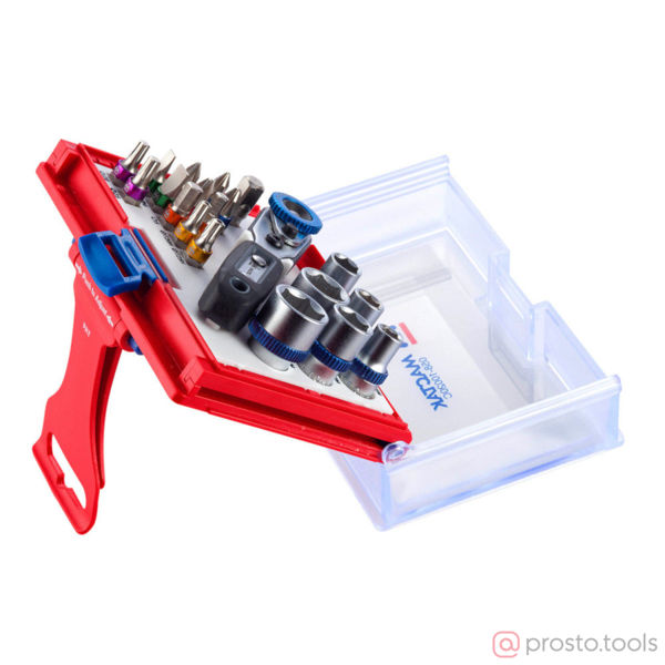 Изображение Набор вставок (бит) 1/4" TORX, HEX, PZ, PH, SLOT, 20пр. //МАСТАК