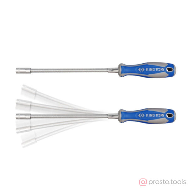 Изображение Отвертка торцевая гибкая 8мм 300мм, для хомутов //KING TONY
