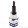Изображение Головка торц. 3/8" T15 TORX Tampered L= 50мм с отверстием (KING TONY)