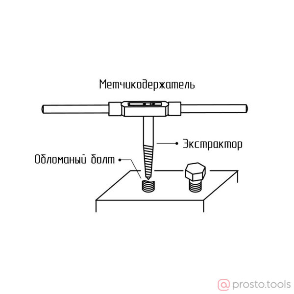 Изображение Экстрактор М18-М24 //KING TONY
