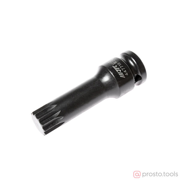 Изображение Головка ударная со вставкой SPLINE 1/2" M18 длина 78мм //JTC