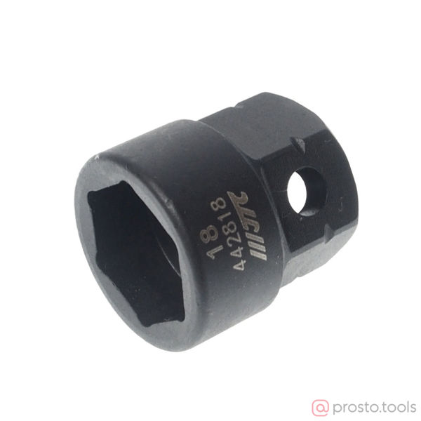 Изображение Головка ударная 1/2" 18мм 6-гран. длина 28мм //JTC