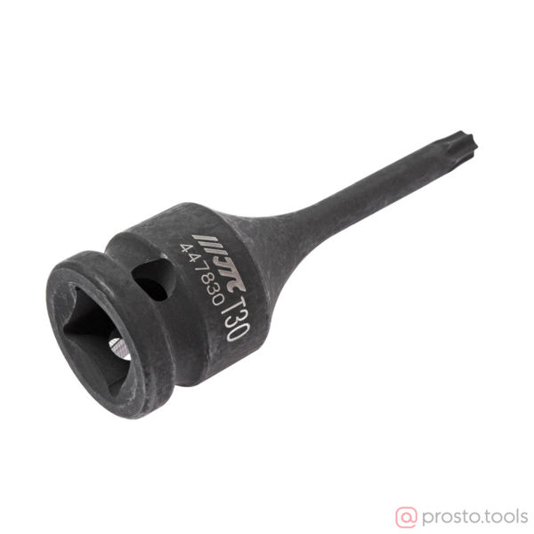 Изображение Головка ударная со вставкой TORX 1/2" T30 длина 78мм //JTC