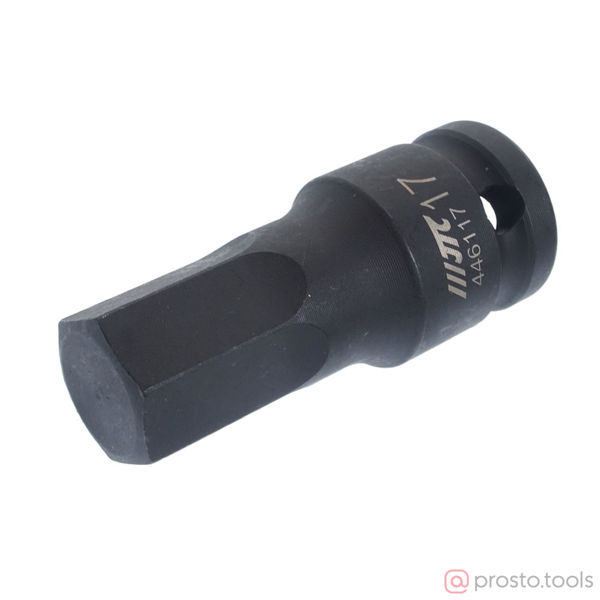 Изображение Головка ударная со вставкой HEX 1/2" H17 диаметр 25 длина 60мм //JTC