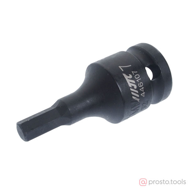 Изображение Головка ударная со вставкой HEX 1/2" H7 диаметр 25 длина 60мм //JTC