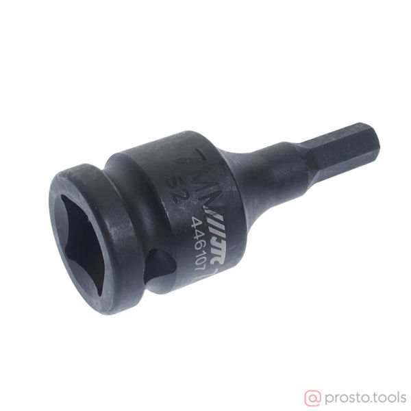 Изображение Головка ударная со вставкой HEX 1/2" H7 диаметр 25 длина 60мм //JTC