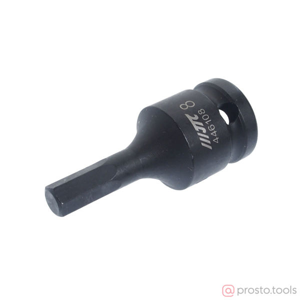 Изображение Головка ударная со вставкой HEX 1/2" H8 диаметр 25 длина 60мм //JTC