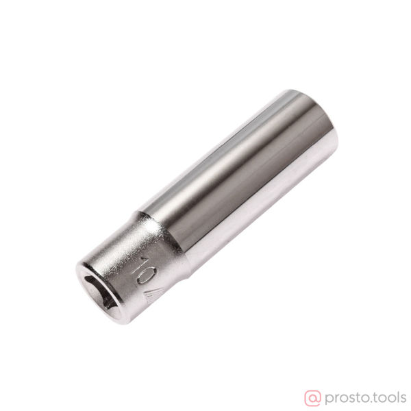 Изображение Головка торц. 1/4" 10мм глубокая 6-гран. длина 50мм //JTC